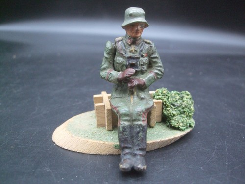 Lineol soldat sitzfigur - lineol,