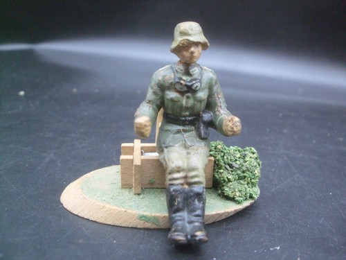 Lineol soldat sitzfigur - soldat,