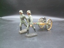 Lineol Soldaten MG Karren