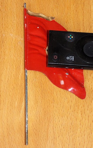 Fahne für spielzeugfiguren - fahne,